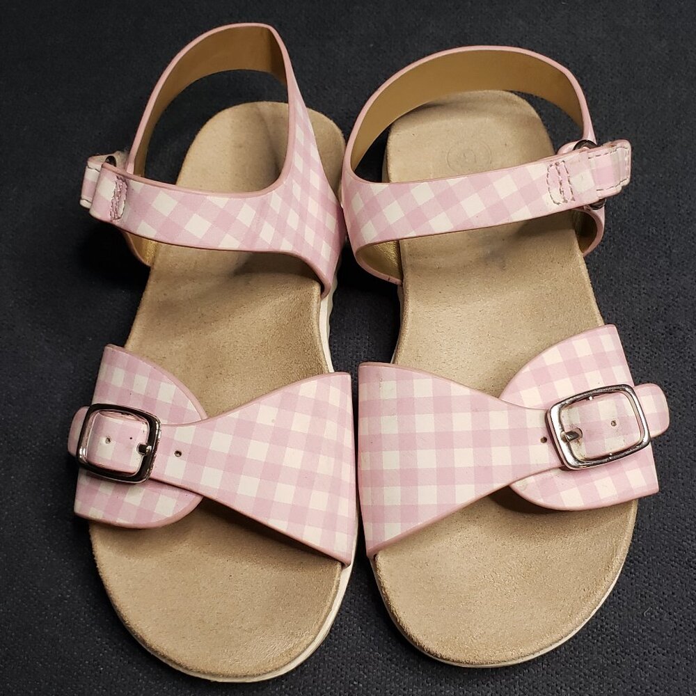 Purple and White Cat and Jack Sandals Size 9